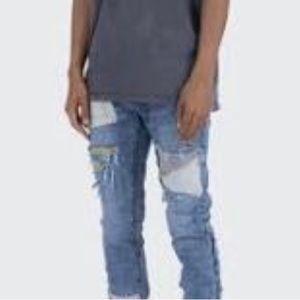 Mnml jeans size 28 Blue/Natural NWT